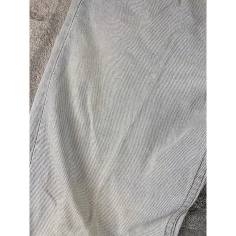 Vintage 90s Levis 501 Jeans Men Straight Leg Denim Blue Light Wash 33x34 USA